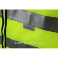 Top Venda de Segurança Reflective Vest com Zíper de Alta Visibilidade Jaqueta de Segurança 3 M Oi Vis Colete Workwear